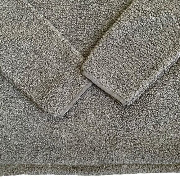 Under Armour Big Kids Sz YL Sherpa 1/4 Snap Pullover Solid Black Warm Cozy NWT - Picture 8 of 15